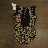 Beyond Control Womens Foil Me Once High-Neck One Piece Swimsuit Black Multi 6