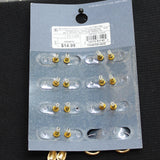 Universal Thread Jasper Aventurine Stud Earring Set Gold / Blue