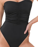 Andie Womens The Pana Classic Eco Nylon One Piece Swimsuit Black XS