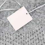 Lc Lauren Conrad Women's Cable-Knit Texture Sweater WL23S031RN Gray M