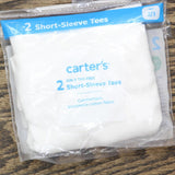 Carter's Girls 2-Piece Pack Cotton T-Shirt 3H740910 White 2/3