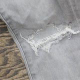 American Eagle Womens Next Level Stretch Distressed Hi Rise Jeggings Gray 4