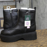 Wild Fable Honor Ankle Combat Platform Boots 94642917 Black 6.5M