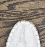 Universal Thread Womens Celia Floral Lace Mary Jane Espadrille Flats White 6.5M