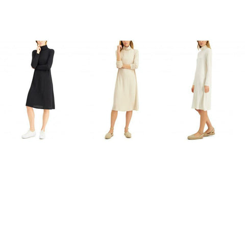 Style & Co Women's Turtleneck Sweater Dress
