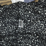 Universal Thread Womens Balloon Long Sleeve Blouse 92235285 Black Abstract M