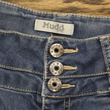 Mudd Girls Snap Front Stretch Jeans 1669f8d633c3a3 Blue 16