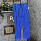 Lauren Ralph Lauren Womens Top & Pants Cover-Up Swim Woven Blue Saturn S