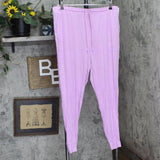 Gap Body Women's Drawstring-Waist Jogger Pajama Pants Purple Orchid XL