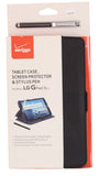 Case for LG G Pad X8.3 Folio Tablet Leather Cover & Stylus Pen Verizon Black NSP