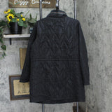 Evans Womens Plus Size Faux Fur Collar Padded Coat 211224