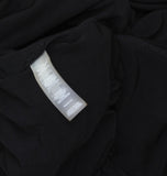 Tommy Hilfiger Pleated V Neck Fit Flare Long Sleeved Knit Midi Dress Black 4