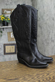 Wild Fable Kenzi Wide Calf Western Boots with Memory Foam Insole Jet Black 7M-WC