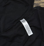 Cuddl Duds Womens Cottonwear Crochet Trim Tee A694385 Black M