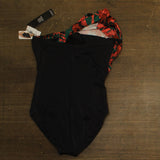 Magicsuit Lush Colorblock One-Shoulder Underwire Swimsuit Black Green Multi 12