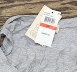 Pink Rose Juniors Side-Slit Handkerchief-Hem Tank Top Gray XS