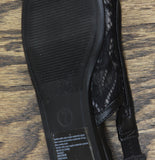 A New Day London Lace Slingback Bow Flats 94303523 Black 7M