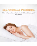 C & C California Premium Fill Bed Pillow White Standard