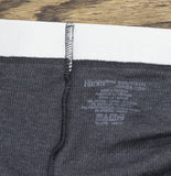 Hanes Womens 2pk Ribbed Boxer Briefs 54081643 Gray / White XXL