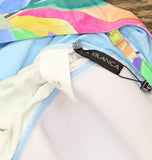 La Blanca Over The Shoulder Tankini Swimsuit Top Tropi-flage Multicolor 12