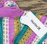 Hurley Juniors Crocheted Cover Up Beach Pants Orchid Purple Multi XS