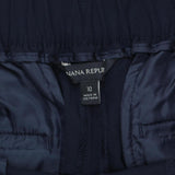 Banana Republic Womens Pull On Tapered Elastic Waist Pants 1588693 Black 10