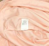 Ny Collection Short Sleeve Belted Swiss Dot Dress Belted Mellow Rose Pink PM