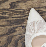 A New Day Milan Raffia Slingback Heels 93708032 Cream Off White 6M