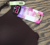 Maidenform Everyday Luxe Wireless T-Shirt Bra with Convertible Straps Brown 38B