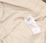 Denim & Co. Size Essentials Linen Blend Henley Shirt Top Stone Khaki Brown 1X