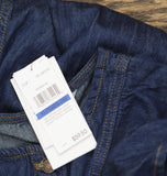 Calvin Klein Jeans Chambray Denim Shirt Dress Vintage Dark Wash Blue XL (16)