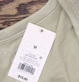 A New Day Slim Fit Seamless Short-Sleeve Square-Neck Baby T-Shirt Light Green M