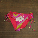 Trina Turk Womens Waltz Side-Tie Bikini Bottom 3404425 Pink Multi 6