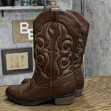 Cat & Jack Kids Boys Western Cowboy Boots 166cd9cfbf0530 Brown 1
