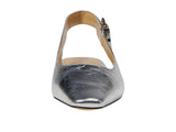 Michael Michael Kors Womens Darrington Slingback Flats 40F4DTFP1M Silver Gray 9M