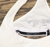Calvin Klein Youth Padded Modern Cotton Racerback Bralette Classic White XL