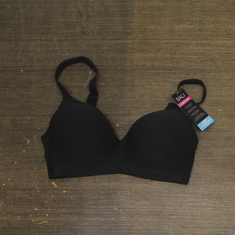 Bali Comfort Revolution Wirefree Bra Womens Seamless ComfortFlex Fit DFBlack 34D