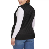 Lands' End Womens 3 in 1 Systems Jacket with Vest 1791640 Black XL