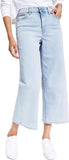 Tommy Jeans Womens High-Rise Wide Leg Crop Jeans T2FK2ECB