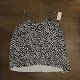Island Escape Cape Town Printed Tankini Swim Top N770658 Black / White 18W