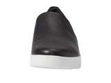 Fitflop Womens Rally Leather Slip-On Skate Sneakers FC7 Black 10M