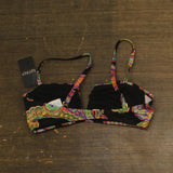 Lauren Ralph Lauren Paisley-Print U-Wire Bikini Swim Top Bordado Black Paisley 8