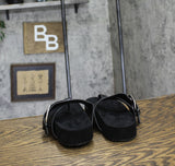 Style & Co. Womens Zayaa Flat Sandals Black 6M