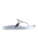 Tommy Hilfiger Relina Silver Tone Womens Sandal TWRELINA Silver 6.5M