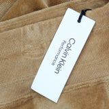 Calvin Klein Performance Plus Size High-Rise Wide-Leg Velour Pants Teak Brown 1X