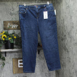 Gloria Vanderbilt Amanda Classic Tapered Jeans 30062705 Madison Blue 18W Short