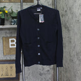 Nautica Big Girls Solid Button Front Cardigan NUFIF00S-414 Navy Blue XL (16)
