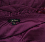 City Studios Juniors Strapless Bow-Front Dress 8145SE6BT3 Merlot Purple 5/6