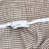 Nine West Womens Bootcut Dress Pants 165f4fbada4fd0 Brown Lurex Houndstooth M