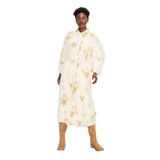 Woolrich X TGT Long Sleeve Utility Midi Shirt Dress Cream Off White Multi M
